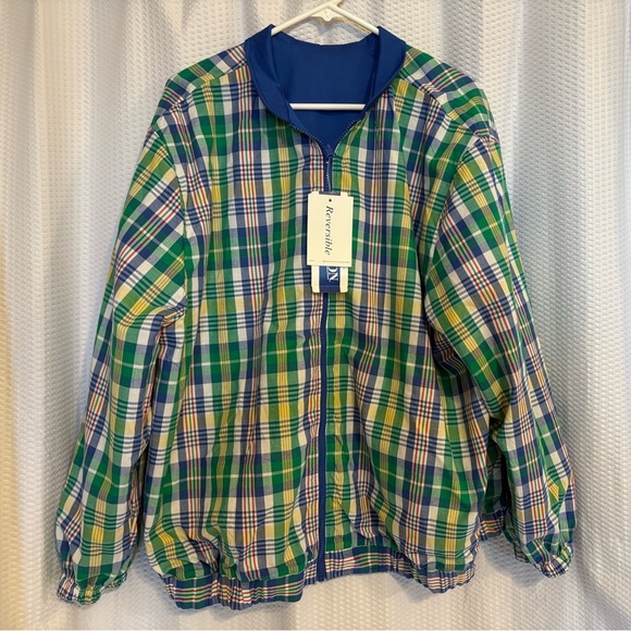 Pendelton reversible blue/plaid zipper jacket size 2X NWT - Picture 3 of 6